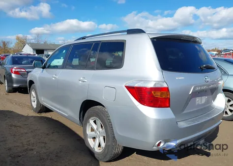 2010 Toyota Highlander Se V6 from USA, damaged, VIN 5TDKK3EH2AS022504